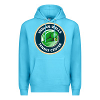 Ocean Blue indian wells tennis center Premium Hoodie - lanVoArt