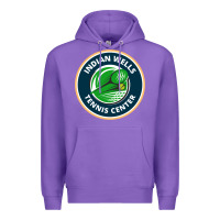 Purple indian wells tennis center Premium Hoodie - lanVoArt