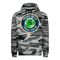 Slate Camo indian wells tennis center Premium Hoodie - lanVoArt