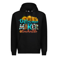 Black difference maker teacher life Premium Hoodie - BundleAndBundleShop