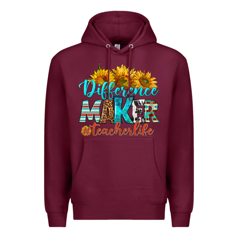 Difference Maker Teacher Life Premium Hoodie by BundleAndBundleShop | Teevron
