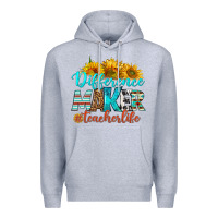 Heather Grey difference maker teacher life Premium Hoodie - BundleAndBundleShop