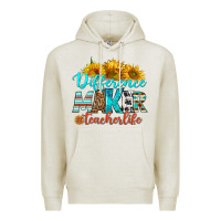 Oatmeal Heather difference maker teacher life Premium Hoodie - BundleAndBundleShop