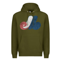 Army Green montreal expos Premium Hoodie - lanVoArt