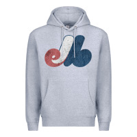 Heather Grey montreal expos Premium Hoodie - lanVoArt