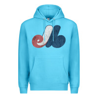 Ocean Blue montreal expos Premium Hoodie - lanVoArt