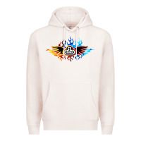 Pale Pink se bikes bmx bicycle on fire sport blue red Premium Hoodie - lanVoArt