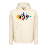 Tofu se bikes bmx bicycle on fire sport blue red Premium Hoodie - lanVoArt