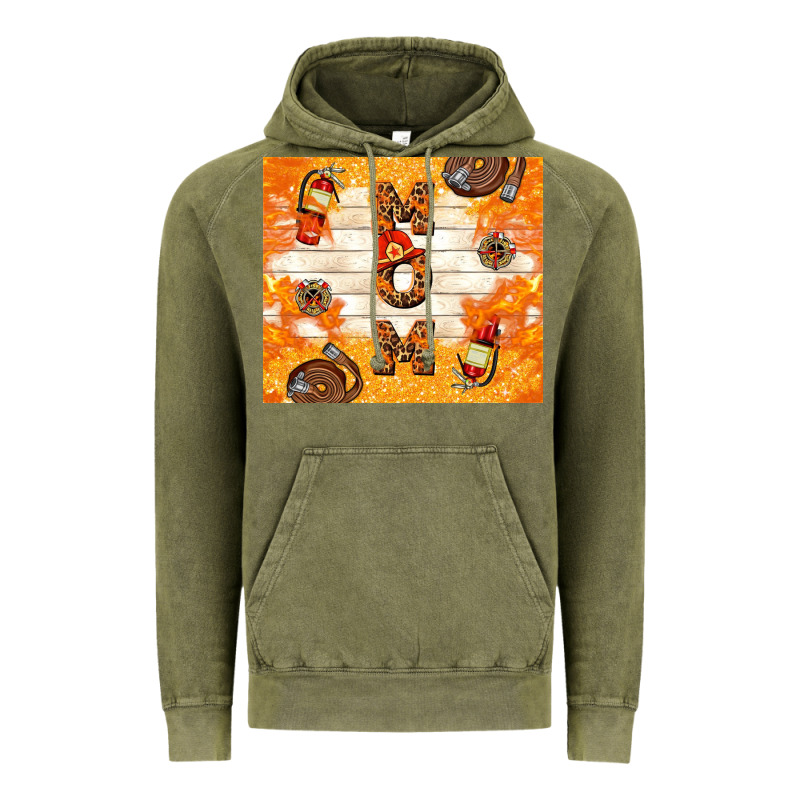 Fireman Mom Mother's Day Vintage Hoodie by TumblerDesignByShophia | Teevron