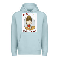 Blue Mist life is only one Premium Hoodie - lanVoArt