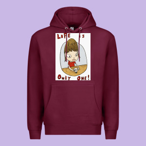 Life Is Only One Premium Hoodie Designed By Lanvoart