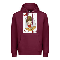 Burgundy life is only one Premium Hoodie - lanVoArt