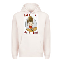 Pale Pink life is only one Premium Hoodie - lanVoArt