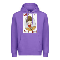 Purple life is only one Premium Hoodie - lanVoArt