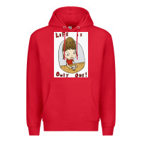 Red life is only one Premium Hoodie - lanVoArt