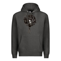 Charcoal Heather scout trooper Premium Hoodie - lanVoArt