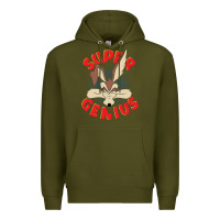 Army Green coyote super genius  1 Premium Hoodie - lanVoArt