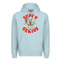 Blue Mist coyote super genius  1 Premium Hoodie - lanVoArt