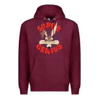 Burgundy coyote super genius  1 Premium Hoodie - lanVoArt