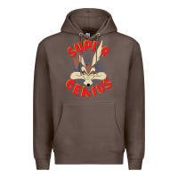 Coffee coyote super genius  1 Premium Hoodie - lanVoArt