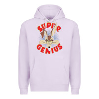 Lilac coyote super genius  1 Premium Hoodie - lanVoArt
