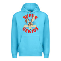Ocean Blue coyote super genius  1 Premium Hoodie - lanVoArt