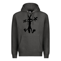 Charcoal Heather coyote's hole 2 Premium Hoodie - lanVoArt