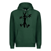 Sports Green coyote's hole 2 Premium Hoodie - lanVoArt