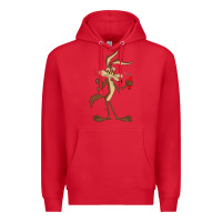 Red danger coyote's hole Premium Hoodie - lanVoArt
