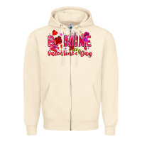 Sandshell Be Mine Valentines Day Zipper Hoodie - CowhideDigitalArt
