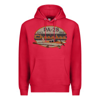 Cardinal piper cherokee pa 28 retro vintage design Premium Hoodie - lanVoArt