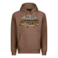 Chestnut piper cherokee pa 28 retro vintage design Premium Hoodie - lanVoArt