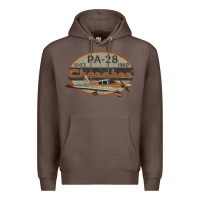 Coffee piper cherokee pa 28 retro vintage design Premium Hoodie - lanVoArt