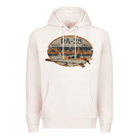 Pale Pink piper cherokee pa 28 retro vintage design Premium Hoodie - lanVoArt