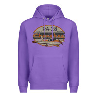 Purple piper cherokee pa 28 retro vintage design Premium Hoodie - lanVoArt