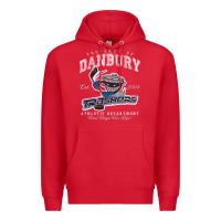 Red property of danbury trashers Premium Hoodie - lanVoArt