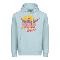 Blue Mist praise the sun Premium Hoodie - lanVoArt