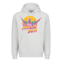 Dove Grey praise the sun Premium Hoodie - lanVoArt