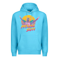 Ocean Blue praise the sun Premium Hoodie - lanVoArt