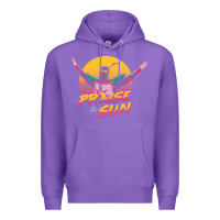Purple praise the sun Premium Hoodie - lanVoArt