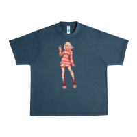 Midnight Navy colorful girl Urban Heavy Tee - TumblerDesignByShophia