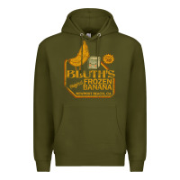 Army Green retro distressed bluth's banana stand Premium Hoodie - lanVoArt