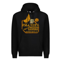 Black retro distressed bluth's banana stand Premium Hoodie - lanVoArt