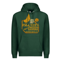 Sports Green retro distressed bluth's banana stand Premium Hoodie - lanVoArt