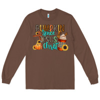 Chestnut pumpkin spice and jesus christ Long Sleeve Tee - CowGirlArtShop