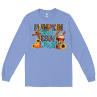 Pumpkin Spice And Jesus Christ Long Sleeve Tee | Teevron