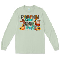 Matcha pumpkin spice and jesus christ Long Sleeve Tee - CowGirlArtShop