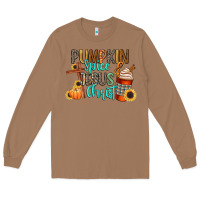 Toasted Coconut pumpkin spice and jesus christ Long Sleeve Tee - CowGirlArtShop
