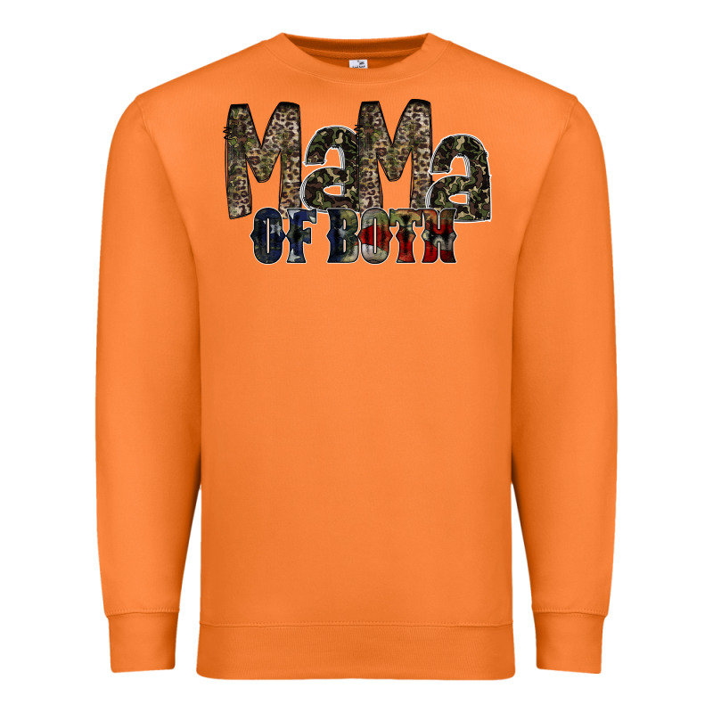 Mama Of Both Premium Sweatshirt by RacoonDesign | Teevron