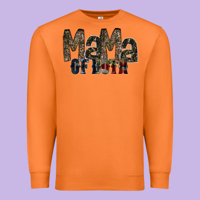 Mama Of Both Premium Sweatshirt Designed By Racoondesign